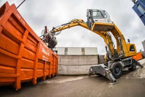 Metal scrap moving